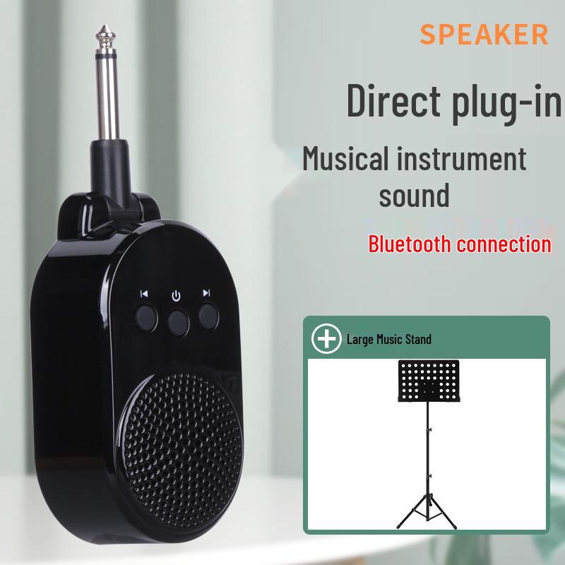 Bluetooth Mini Amplifier Speaker for Electric Wind Instruments with USB Flash Drive
