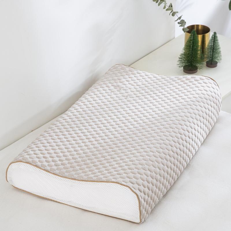 Summer Ice Silk Latex Pillowcase for Kids Breathable Memory Foam Pillow Cover 30x50 40x60 Double Sided Zipper Design