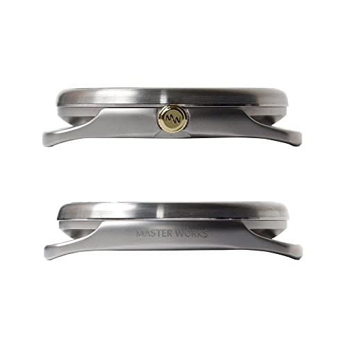 MASTER WORKS Quattro 003 MW06SI1-GCBKG81 Men's Watch, Made In Japan, Quartz Movement, 39mm, Leather Strap