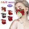 10PCS Adult's Three-Layer Protective Dust-Proof Cartoon Print Disposable Mask
