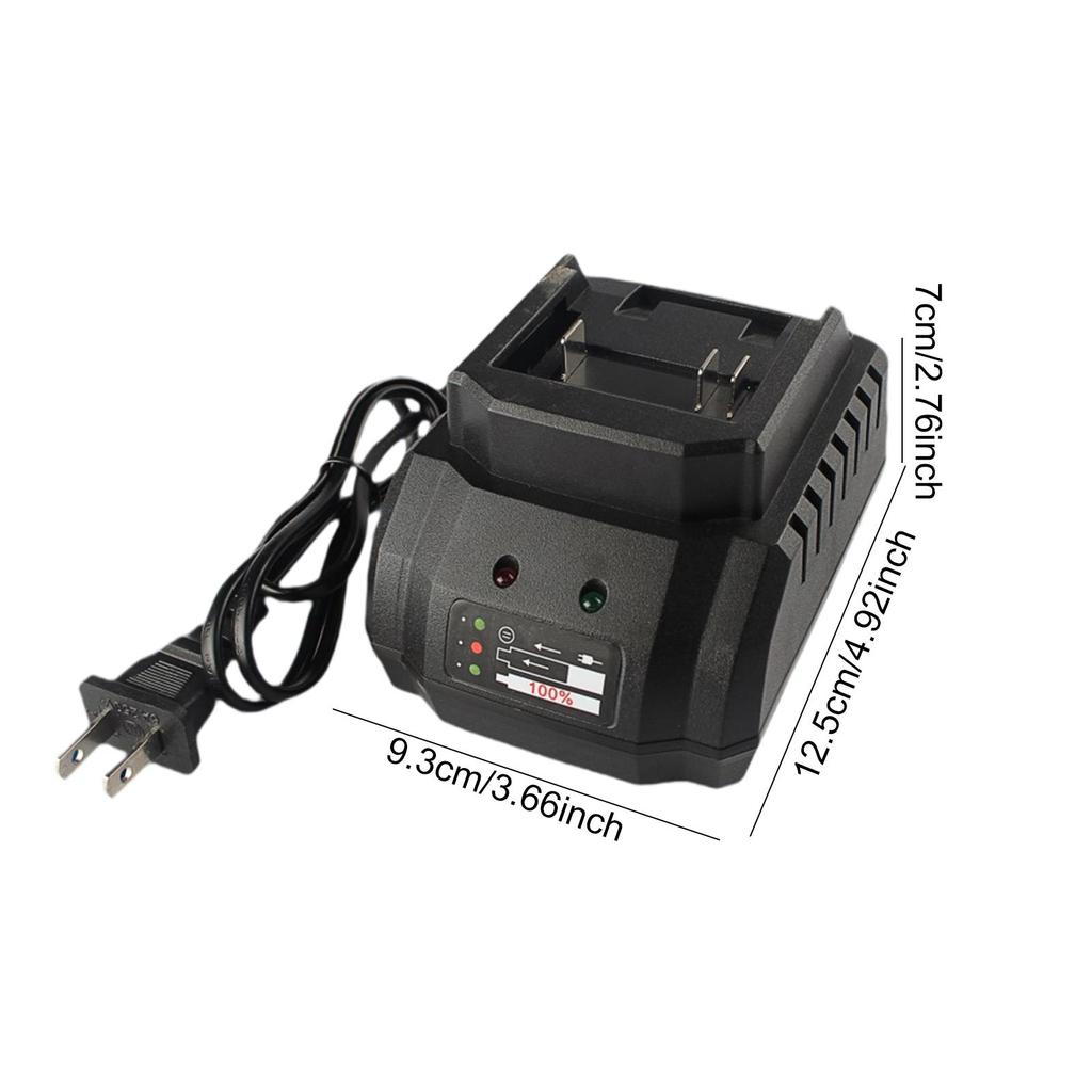 21V Battery Charger Power Tools Quick Replacement Safe Charging Station Electric