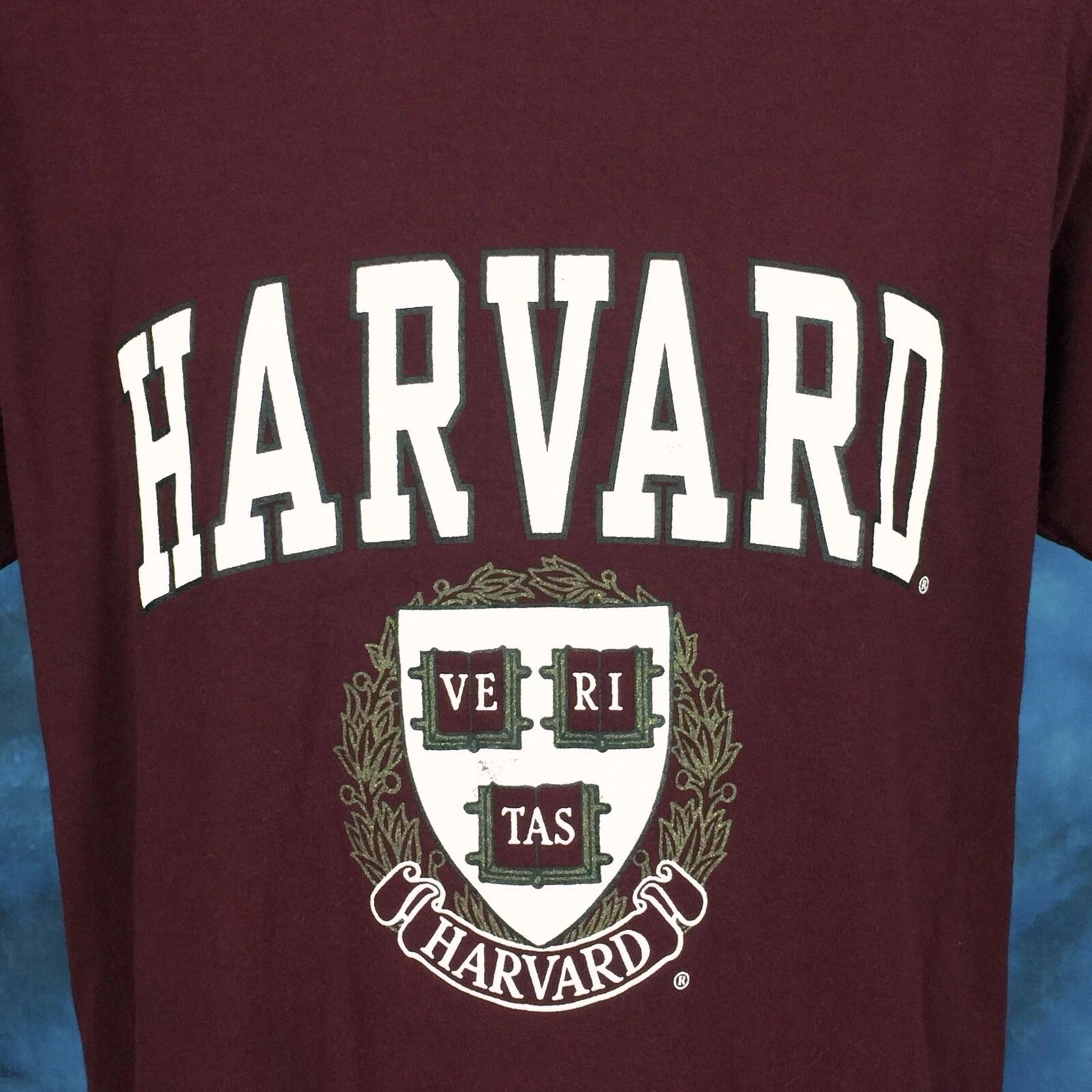 vintage 90s HARVARD UNIVERSITY SEAL T-Shirt MEDIUM soft ivy league college 3XL