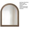 Indoor Halloween Ornament Light Up Ghost Mirror, Holding Candle on Spooky Gothic Interior Accents Decorations for Wall Table Mantel Room Home