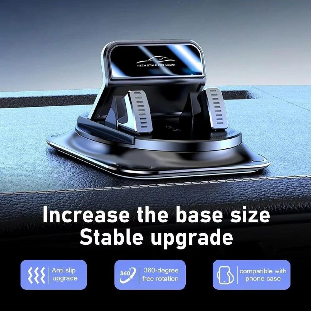 Non-Slip Phone Dashboard Mount PC+ABS Silicone Mobile Phone Holder Car Phone Holder In Car