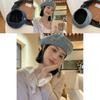 Women's Elegant Denim Beret Hat Embroidered Style Versatile Casual Wear Headwear