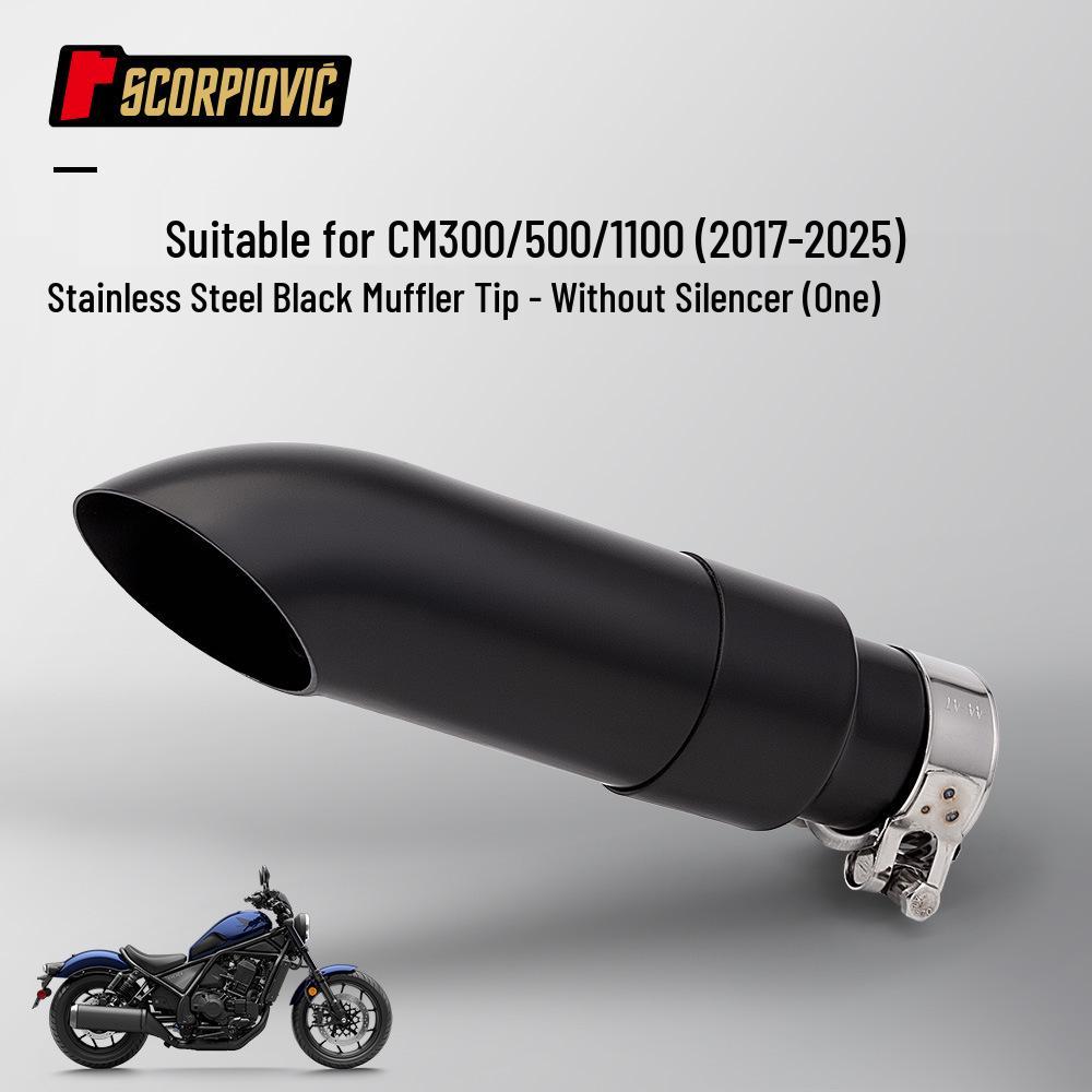Stainless Steel Exhaust Tail Pipe for Motorcycle CM300/CM500/CM1100 (2017-2025)