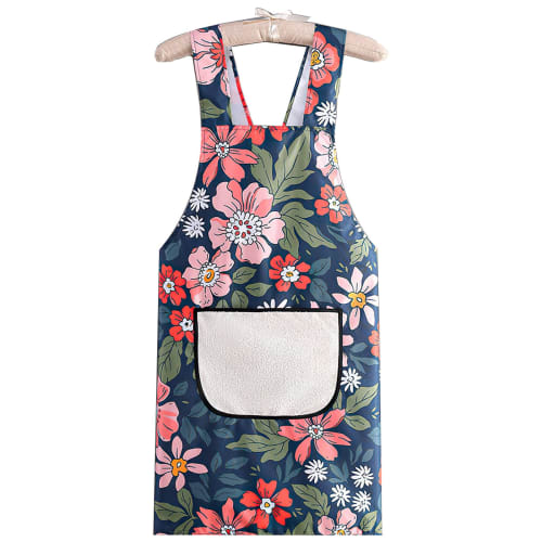 SFTRADE Women's Waterproof Apron, Stylish, Easy To Put On and Take Off, Popular, Water-Repellent, Perfect for Cafe Staff, Nursery Teachers, Restaurant