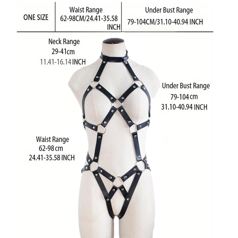Restraints Harness Women Sex Bondage Fetish Toy Sexy Leather Harness Erotic Sex Flirting Straps Sex Toys for Couples