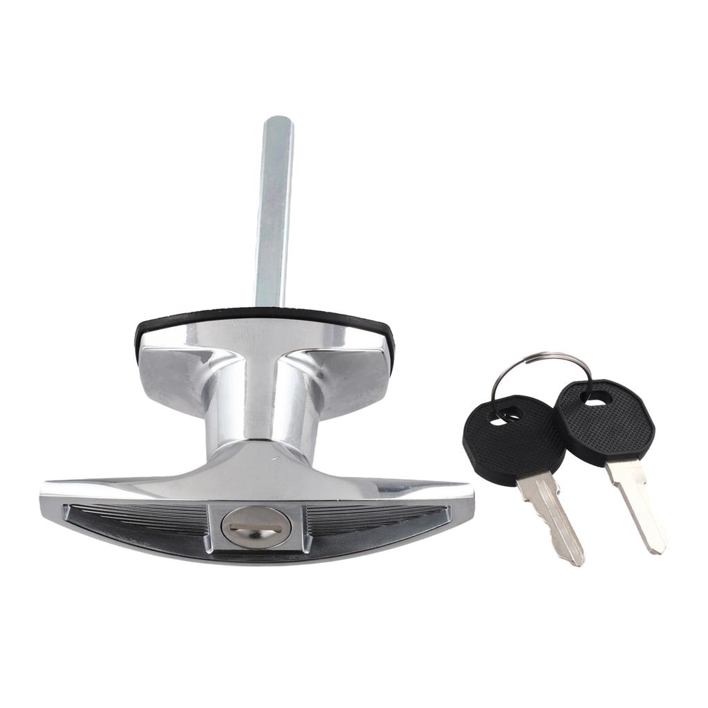 Camping Camper Shell Lock T-Handle Locking Mechanism Easy Install Truck Lock Solution Long-Lasting Performance