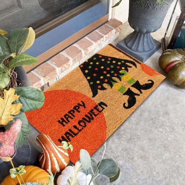 Halloween Home Decoration Atmosphere Mat Entrance Door Mat Kitchen Clown Floor Mat Entrance Mat