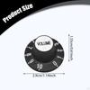 Electric Guitar Control Knob Bass Accessories Easily Install Black High Reliability Practical