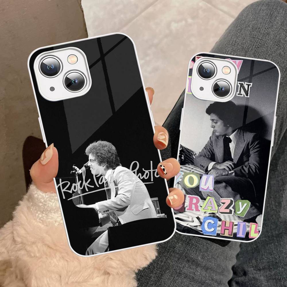 Singer Billy J-Joel Tempered Glass For Iphone 14 13 12 11 Pro Mini XS MAX 14Plus X XS XR Cover