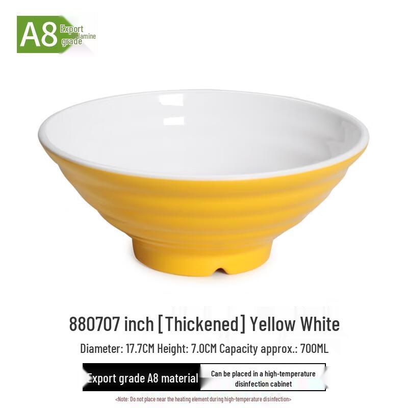

HANDUNYOU Commercial Melamine-Style Soup Bowl Set