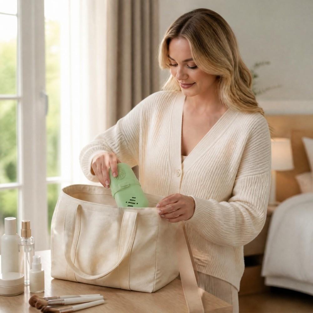 Ventilated Hole Silicone Makeup Brush Bag Dust-proof Cosmetic Brush Storage Pouch  Women