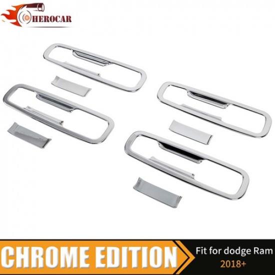 Exterior Door Handle Bowl Cover Protection Frame For Dodge Ram 1500 -2024