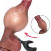 9,84" Realistischer aufblasbarer Silikon-Dildo, erweiterbares verdickendes Penis-Spielzeug mit starker Saugnapf, freihändiger Hautgefühl-Stimulator