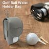 Portable Golf Ball Storage Pouch with Keychain Anti-scratch Wear Resistant Golf Ball Waist