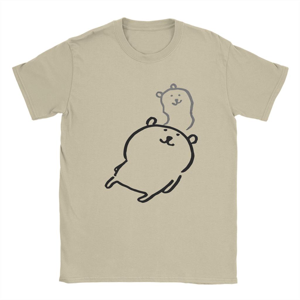 Joke Bear T Shirt Summer   Cotton  Trendy Cool T-Shirts Men 100 Cotton O-Neck Oversized Top Tees Short Sleeves Y2K Casual Tshirt