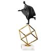 Creative Resin Statue Gymnastic Figures Crafts Ornament for Living Room Office Bedroom Decoration