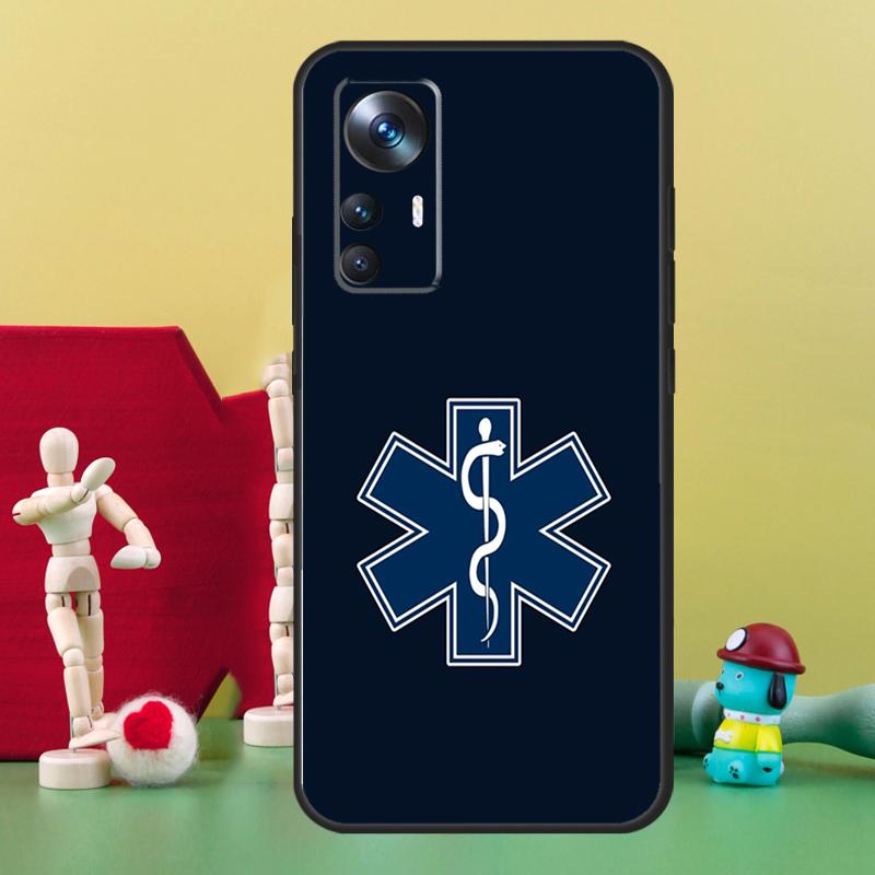 Emergency Medical Star of Life Case For Xiaomi 15T 14T 13T Pro 13 14 15 Ultra 17 Pro Max POCO F5 F6 F7 X5 X6 X7 Pro Cover