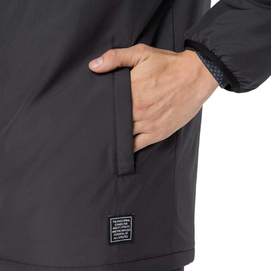 ASICS Training Wear Insulation Windbreaker Hoodie Performance Black Size L