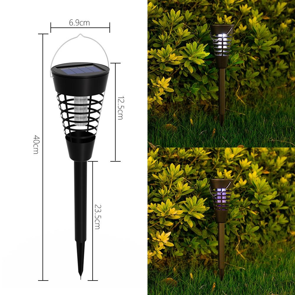 Waterproof Solar Electric Mosquito Killer Lamp for Outdoor Garden Use