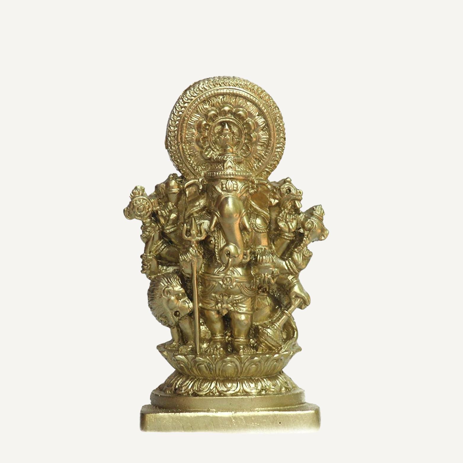 

Lord Drishti Vinayaka, Sri Shubha Drishti Ganapathy Idol, God Statue, Brass