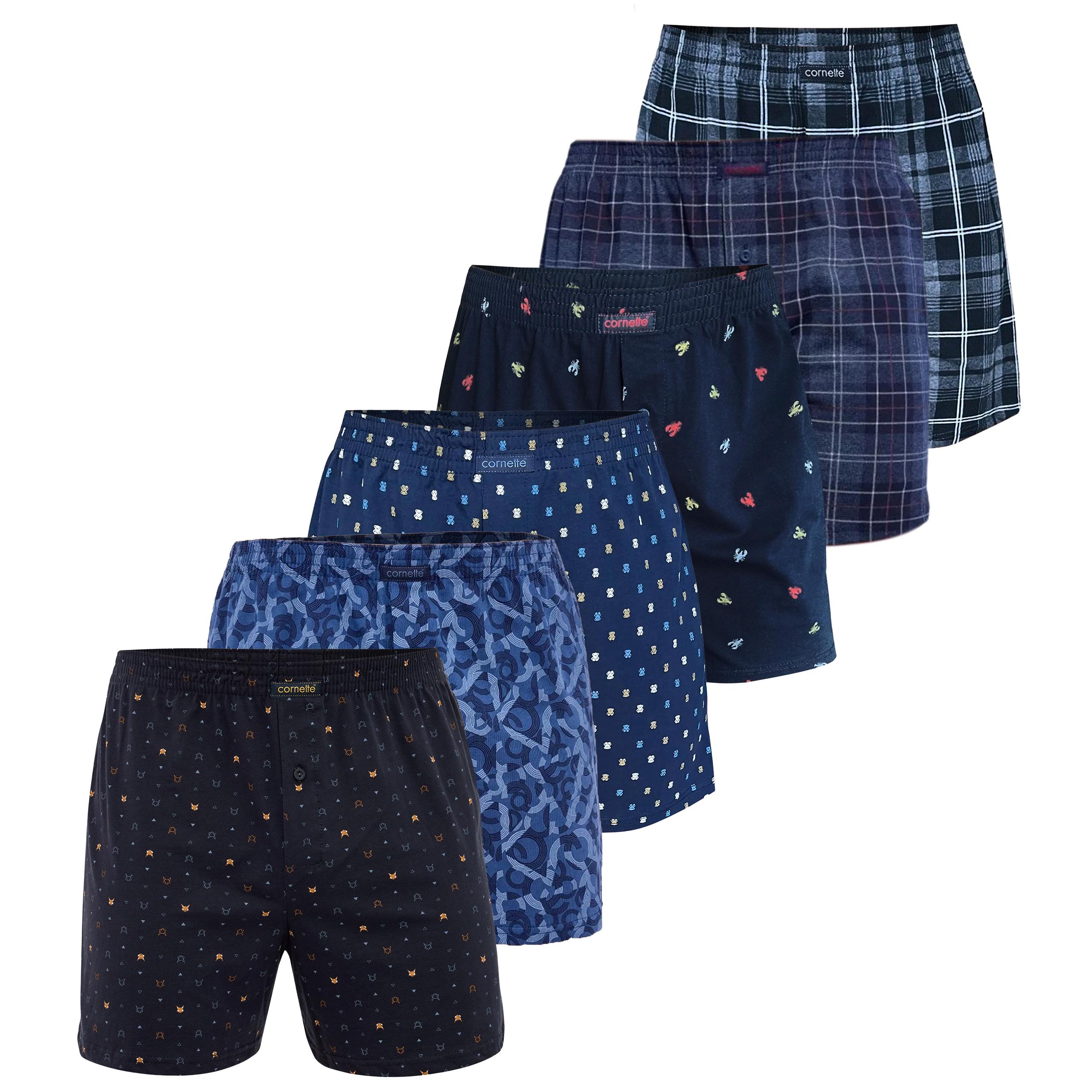 Cornette Comfort - Heren Boxershorts - XL - 6 stuks - Katoen - Losse Pasvorm