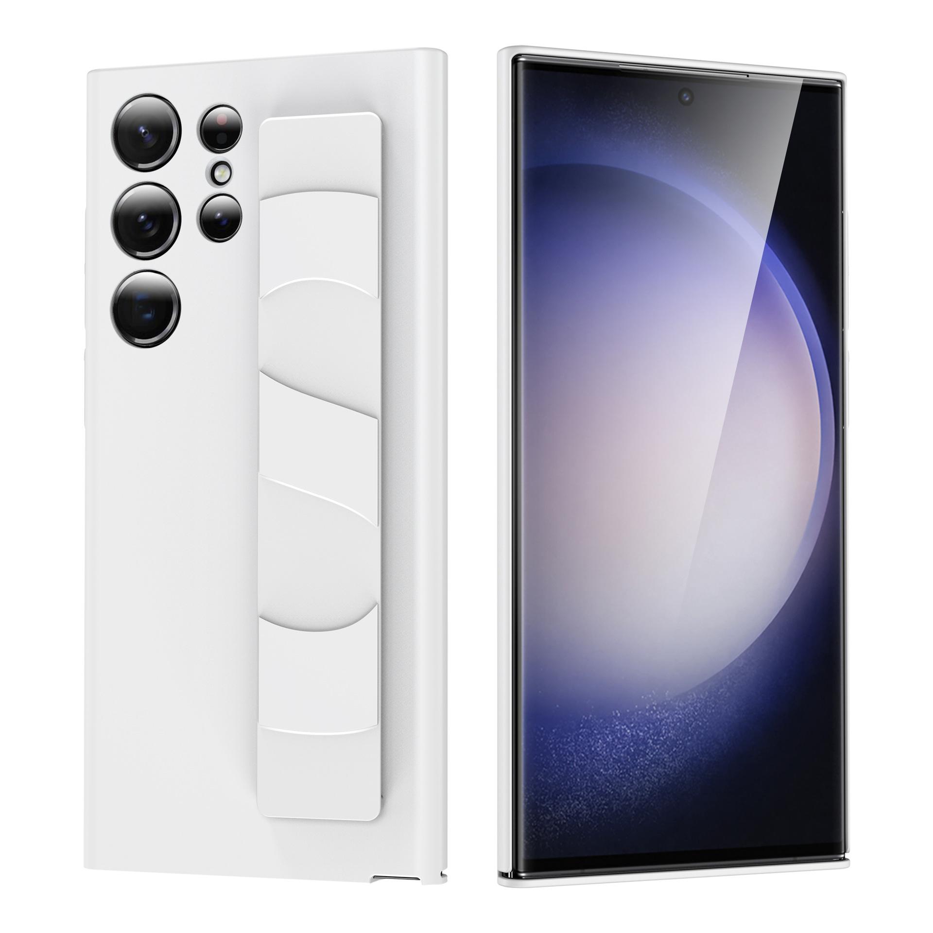 

Чехол-ремешок для телефона Samsung Galaxy S24 S23 Ultra Plus 5G, силиконовый браслет, матовый прозрачный защитный чехол Galaxy S24