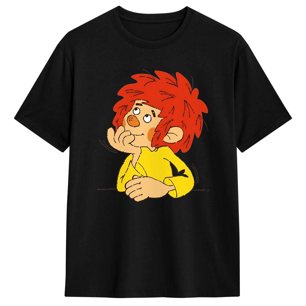 PPumuckls T Shirt Summer Streetwear TShirts Cotton Trending Tee Shirt For Unisexs Casual Tops