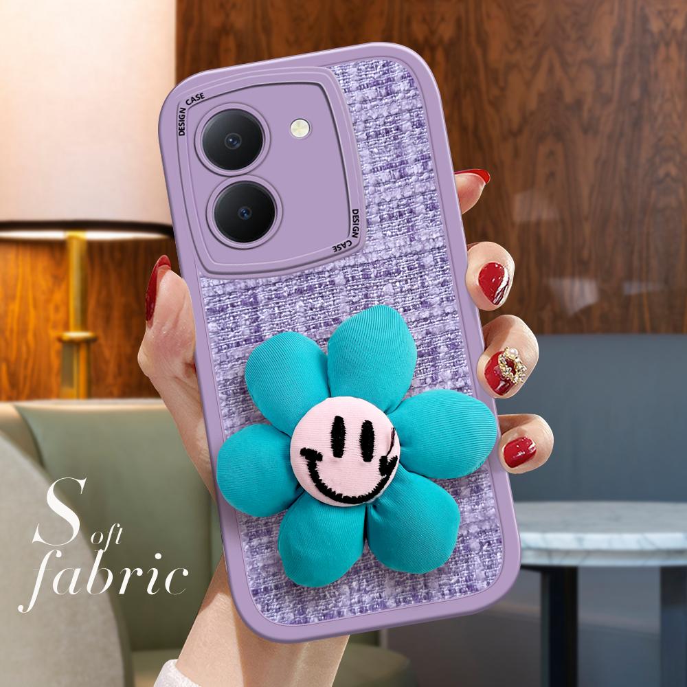 

Популярный тканевый задний чехол с цветочным узором для Infinix VIVO OPPO Reno Realme Huawei Nova Honor, мягкий чехол для смартфона Infinix Smart 6