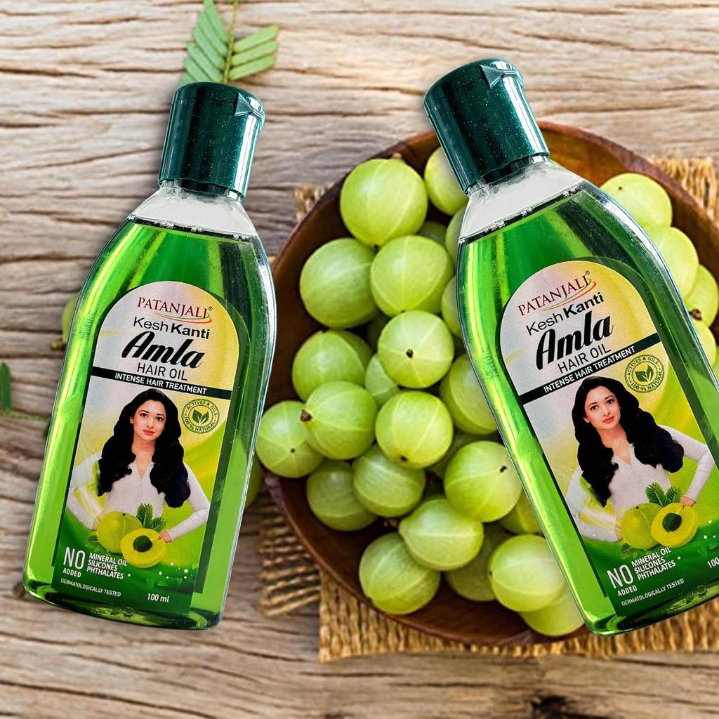 Patanjali Amla Hair Oil 100ml Pack Of 1 | Strengthen Roots & Reduce Hair Fall Naturally