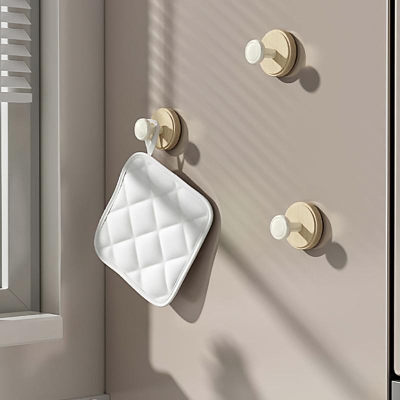 Suction Cup Hooks Wall Mounted Bathroom Clothes Hanger Kitchen Cabinet Door Hooks For Bathroom Tile Glass Surfaces