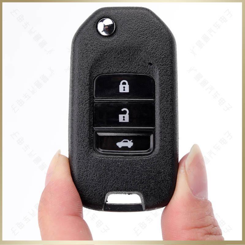 Honda Lingpai 3-Tasten Klappschlüsselgehäuse für Accord Spirior 9. Generation. Ersetzen Sie die Hülle Ihrer Fernbedienung ganz einfach.