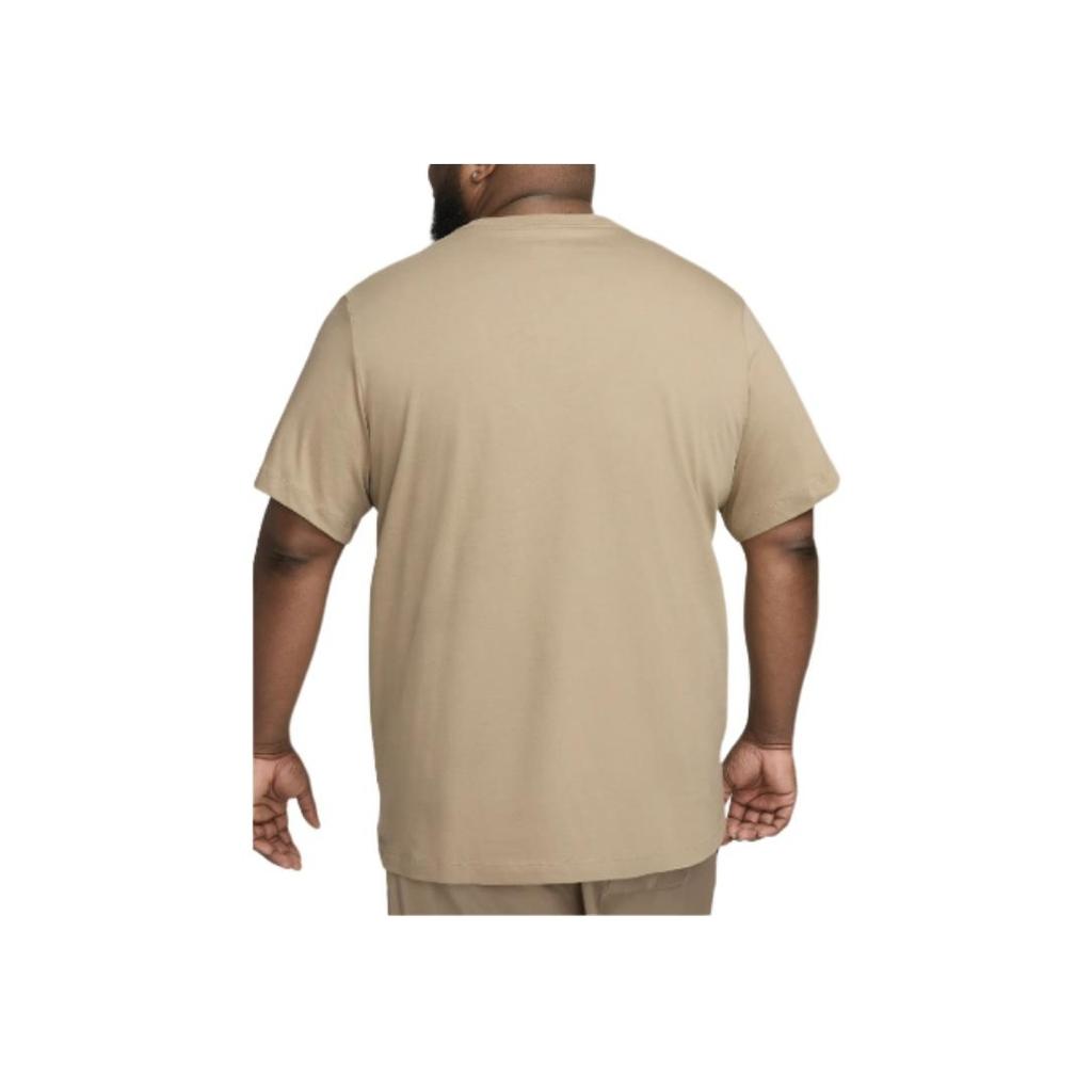 Nike Letter Logo Round Neck Pullover Short Sleeve T-Shirt Men T-Shirts Khaki AR4997-248