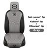 Universal Car Seat Cushion Headrest Cover Set PU Leather Protector For Mazda Axela Speed 6 CX3 CX4 CX5 CX7 CX8 CX9 MS Demio FF9