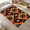 Halloween Ghost Skeleton Witch Pumpkin Rug Non-Slip Area Carpet Spooky Living Room Bedroom Floor Mat Party Home Decor