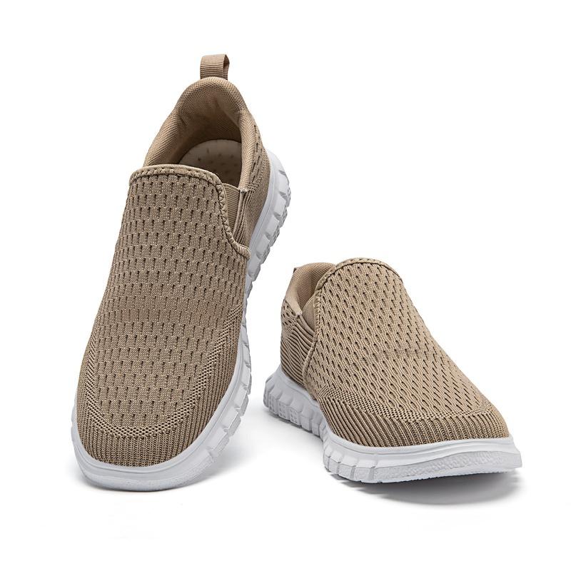 Fashion Fujeak Men Running Walking Knit Shoes Fashion Athletic Gym Sports Shoes Casual Sneakers Lightweight Men Sneakers Casual Shoes