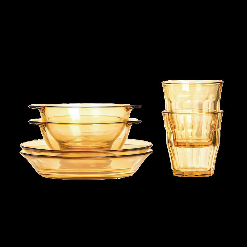 Pyrex Shiny Series 6-Piece Glass Tableware Set