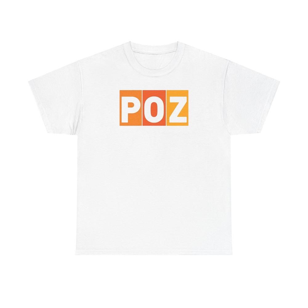 

LGBTQ+ HIV Positive Pride Tshirt Tops Tee, Awareness Shirt, Unisex T-Shirt, Rainbow LGBT M