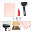 Art Tools Linoleum Cutter With 6 Blades Black Pink