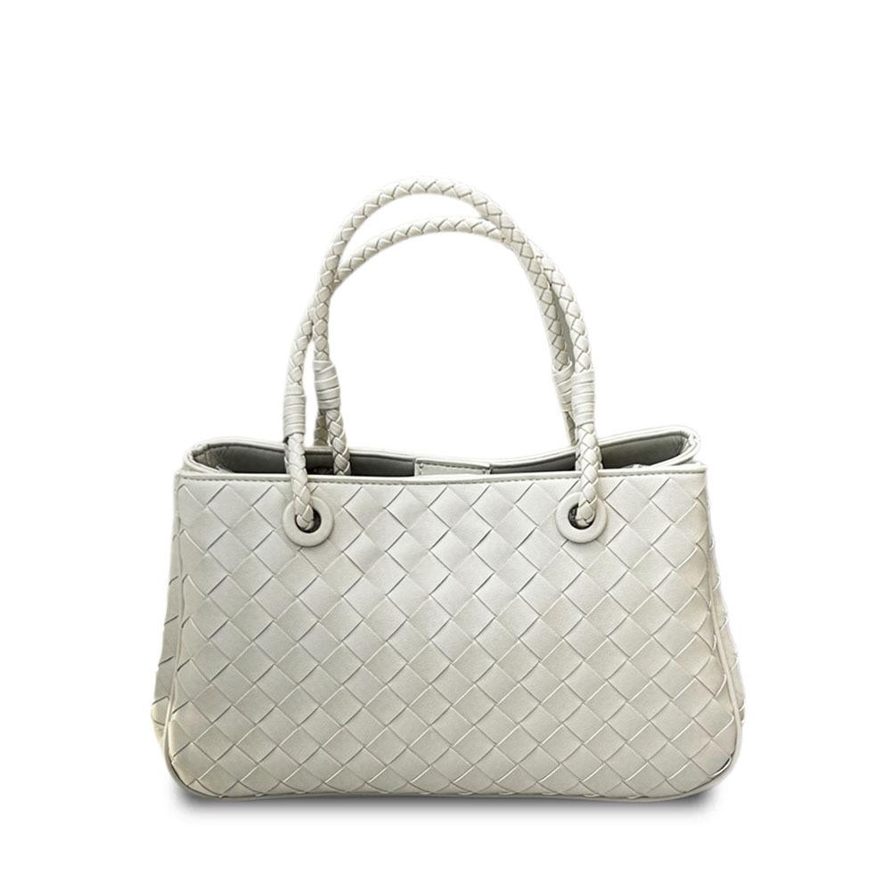 Cross-border New Cowhide Woven Basket Bag Retro Premium Portable Vegetable Basket Bag Large Capacity Shoulder Messenger Women's Bag