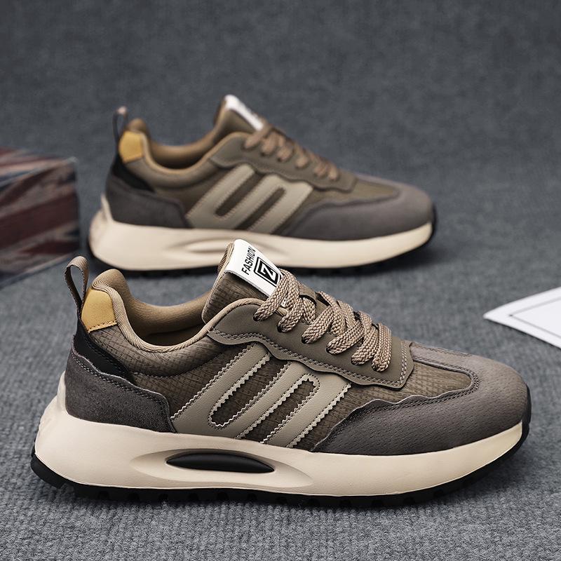 Forrest Gump Men's 2025 Spring Running & Casual Height-Boost Dad Shoes with Versatile Thick Sole