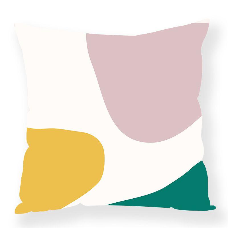 Vibrant Rainbow Print Cushion Cover For Sofa Perfect Home Pillow Case Decor