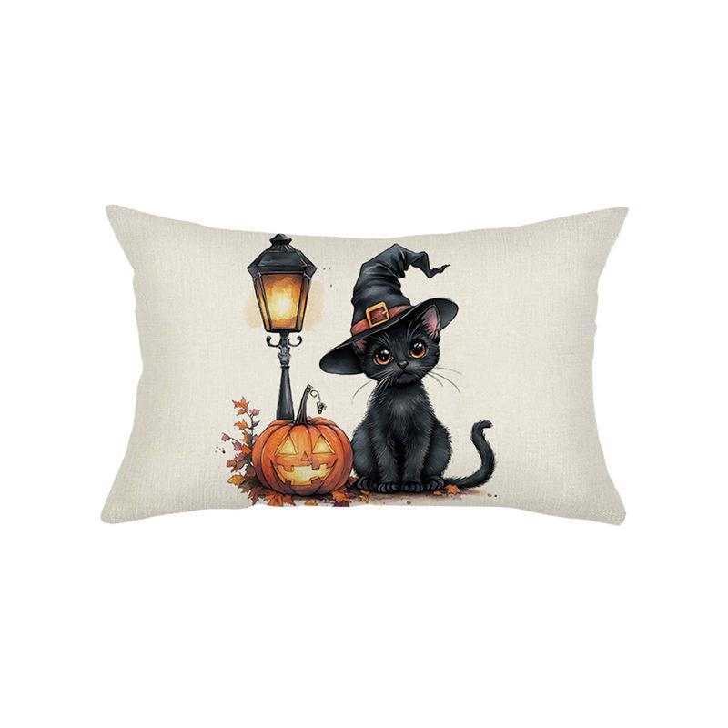 Halloween Printed Pillow Polyester Printed Home Living Room Sofa Decoration Cushion Cover Bedroom Cushion Cover