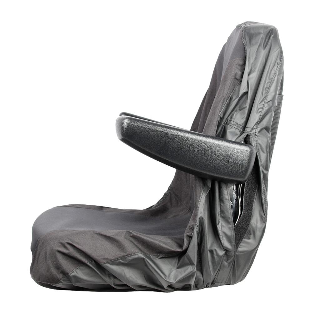 Waterproof Tractor Seat Cover with 2 Storage Pockets Outdoor Seat Protector Riding Lawn Mower