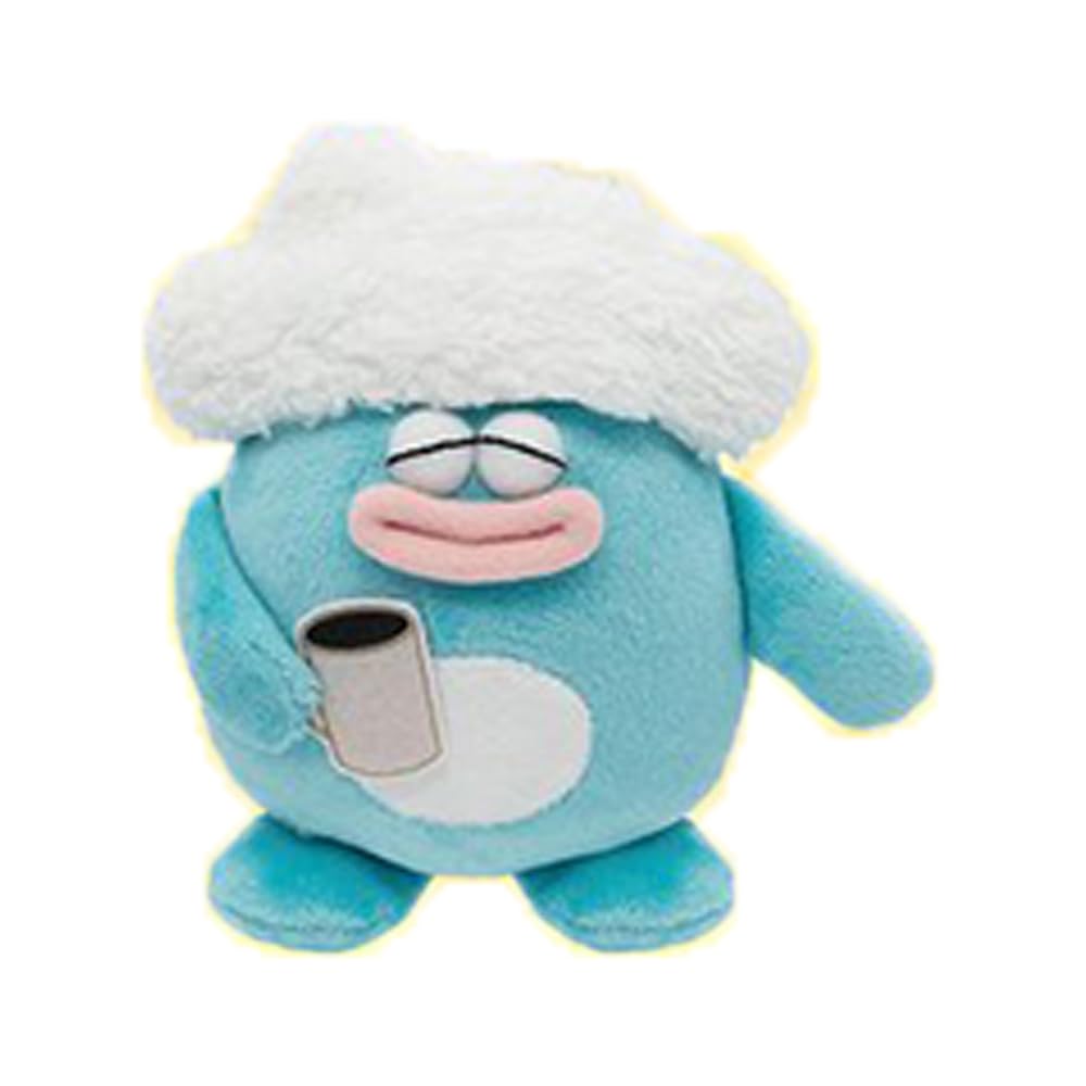 

Whippi & Rappi Plush Toy, Approx. 16cm, Official Mascot Merchandise (Whippi (Coffee))