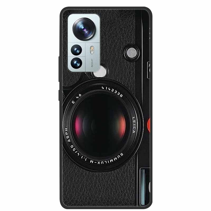 For Xiaomi 12T Pro Phone Case Cover Lion Wolf Black Soft Silicone Case For Xiaomi 12T Pro Back Cover Case 12 T 12TPro Funda Capa