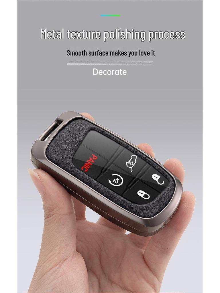Dodge Journey Key Cover for 13/14/15/16 Models - Durable Shell and Buckle Design
