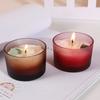 Colored Glass Cup Soy Wax Crystal Aromatherapy Candle Home Fragrance Ornaments Wedding Souvenir